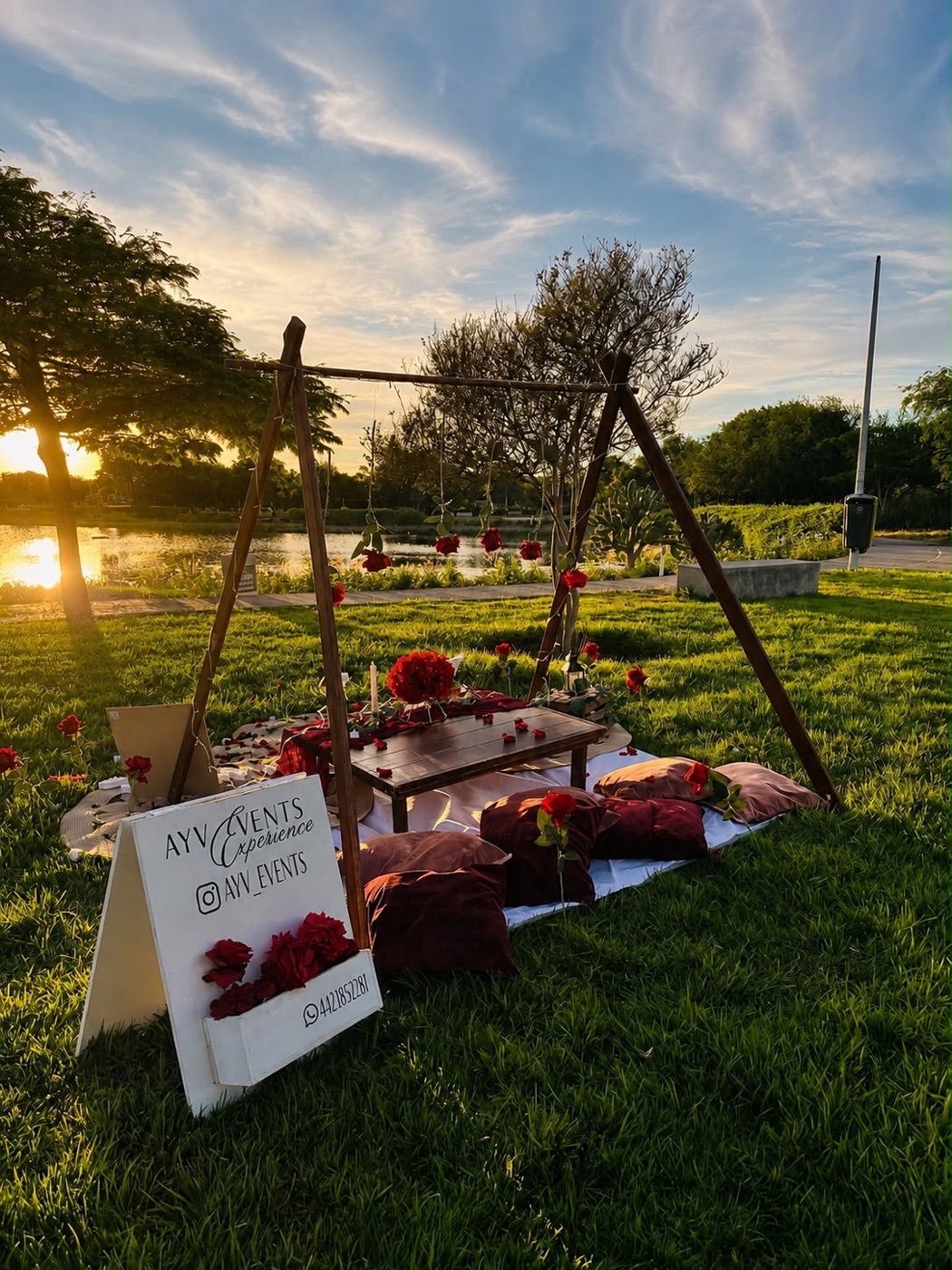 Promo Teepee Lights: picnic romántico con teepee iluminado para pedida de noviazgo en Querétaro — AYV Proposals