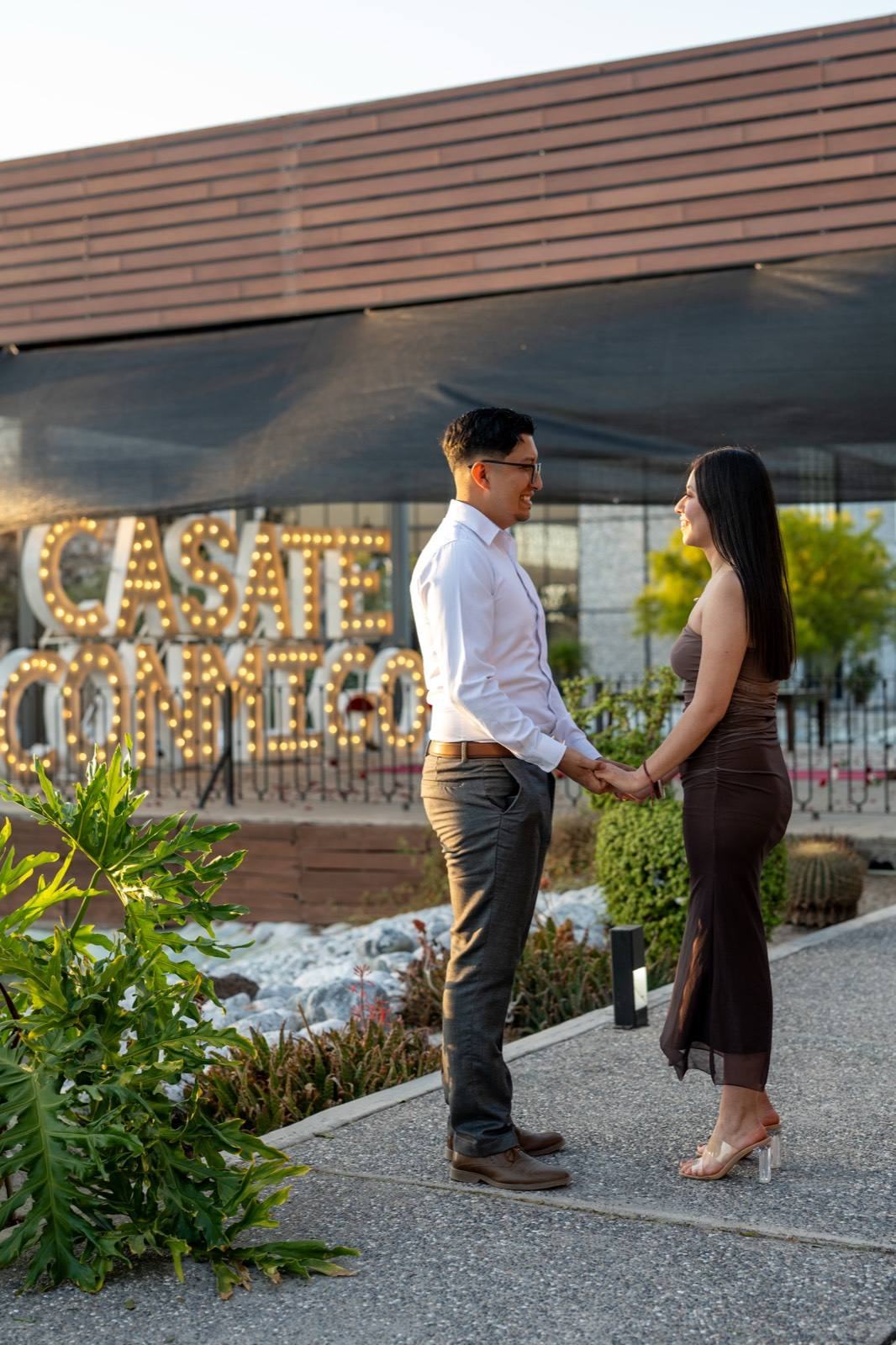 Pedida de matrimonio montada por AYV Proposals en Querétaro