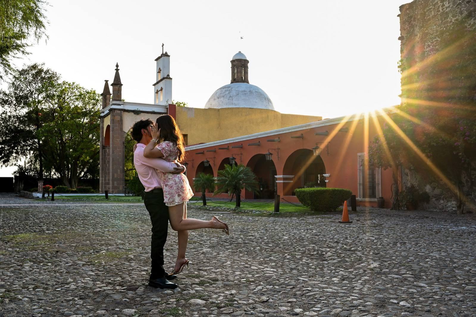 Pedida de matrimonio montada por AYV Proposals en Querétaro