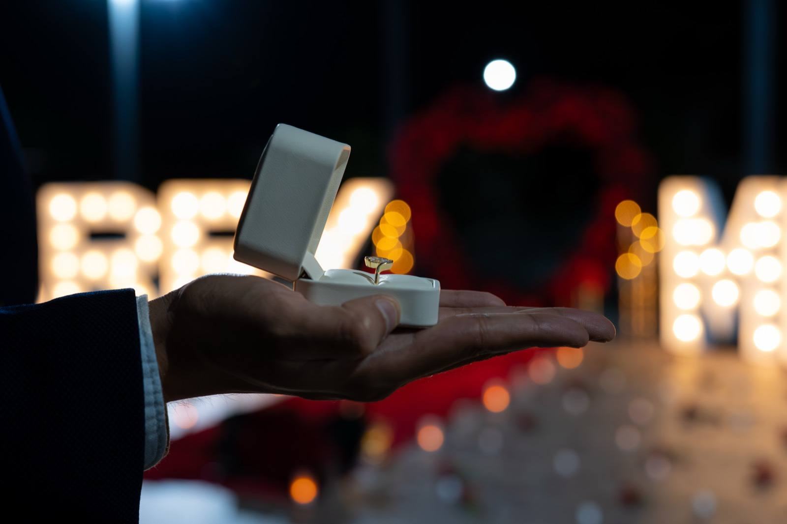 Pedida de matrimonio montada por AYV Proposals en Querétaro