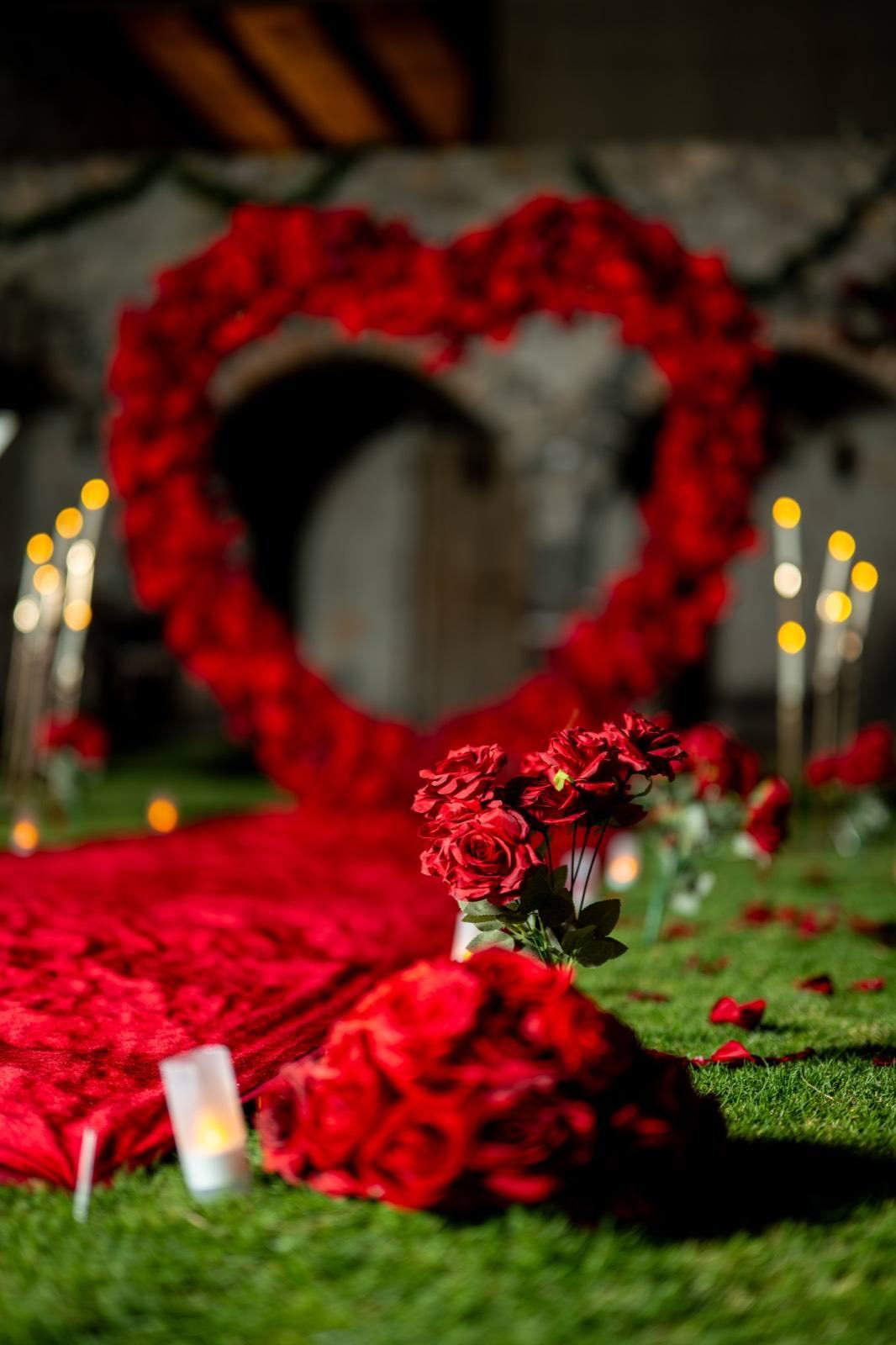 Pedida de matrimonio montada por AYV Proposals en Querétaro