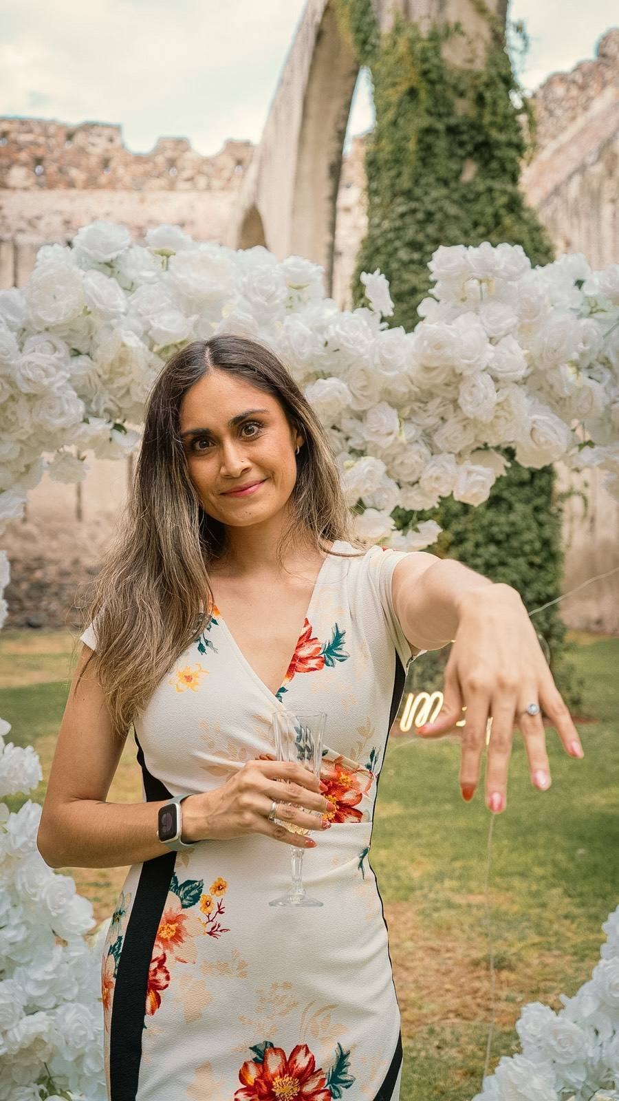 Pedida de matrimonio montada por AYV Proposals en Querétaro