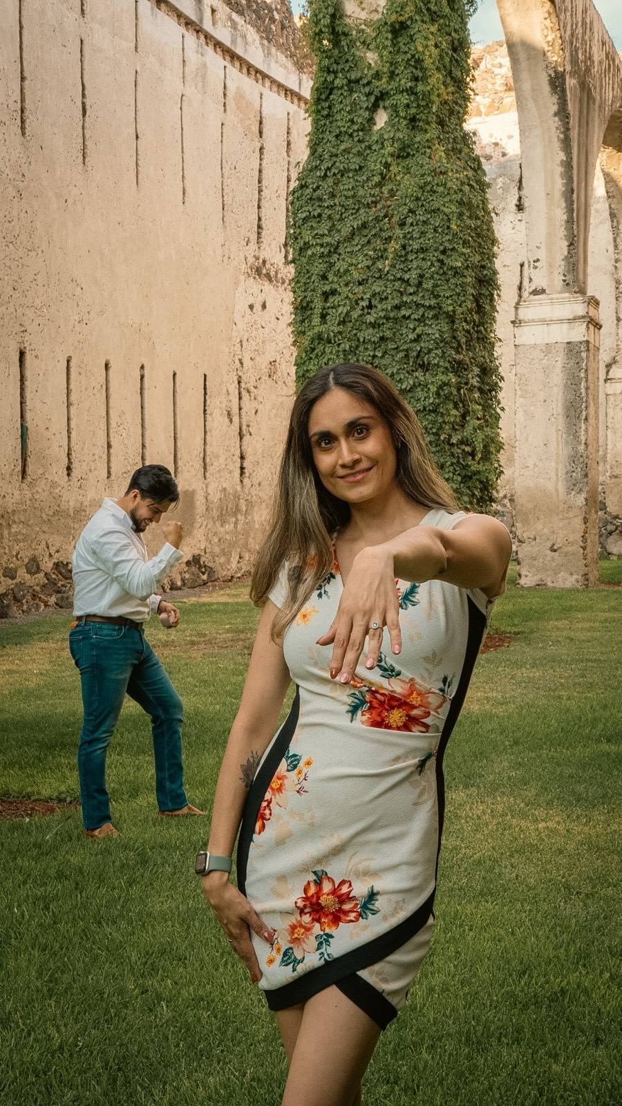 Pedida de matrimonio montada por AYV Proposals en Querétaro