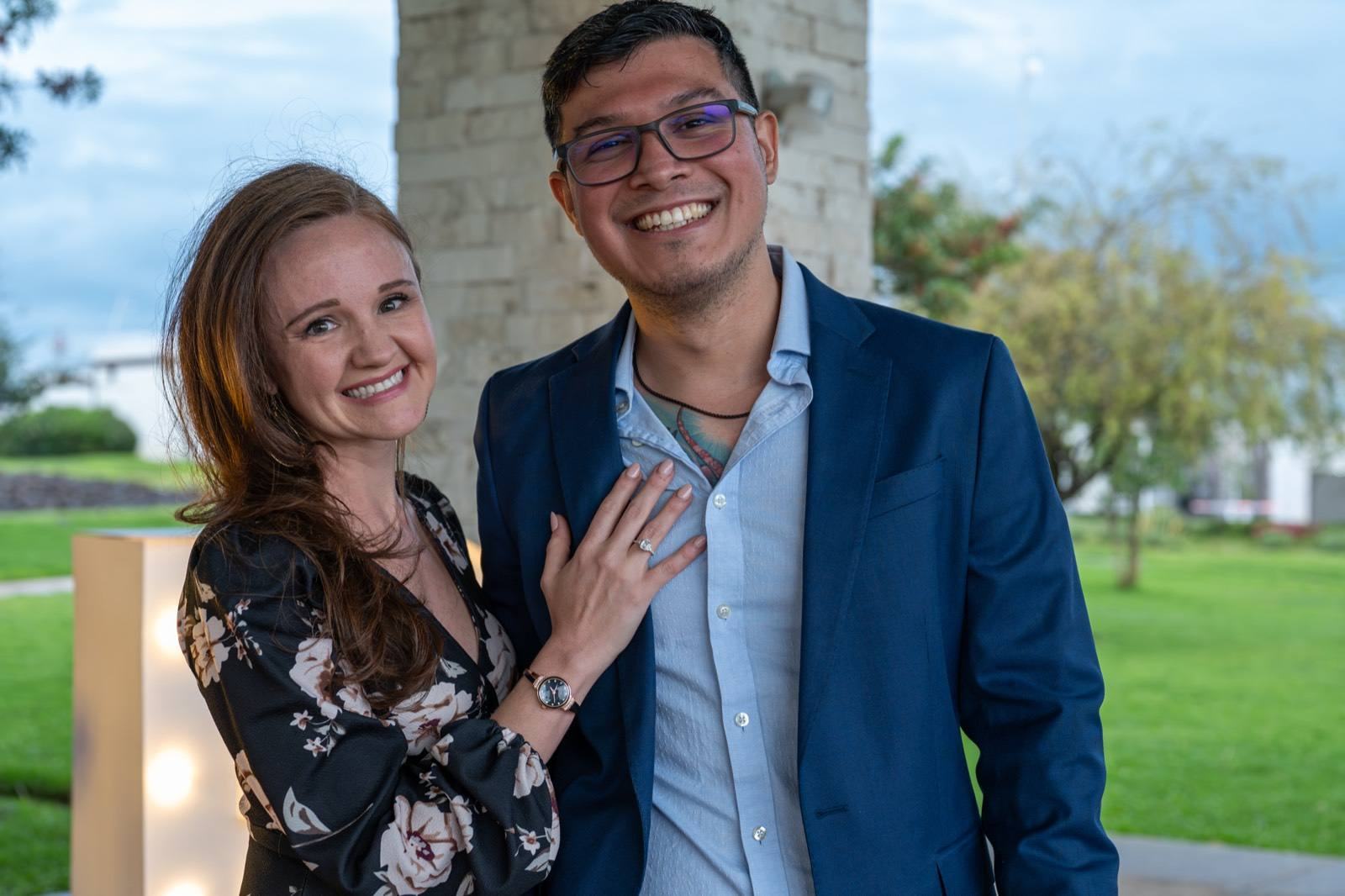 Pedida de matrimonio montada por AYV Proposals en Querétaro
